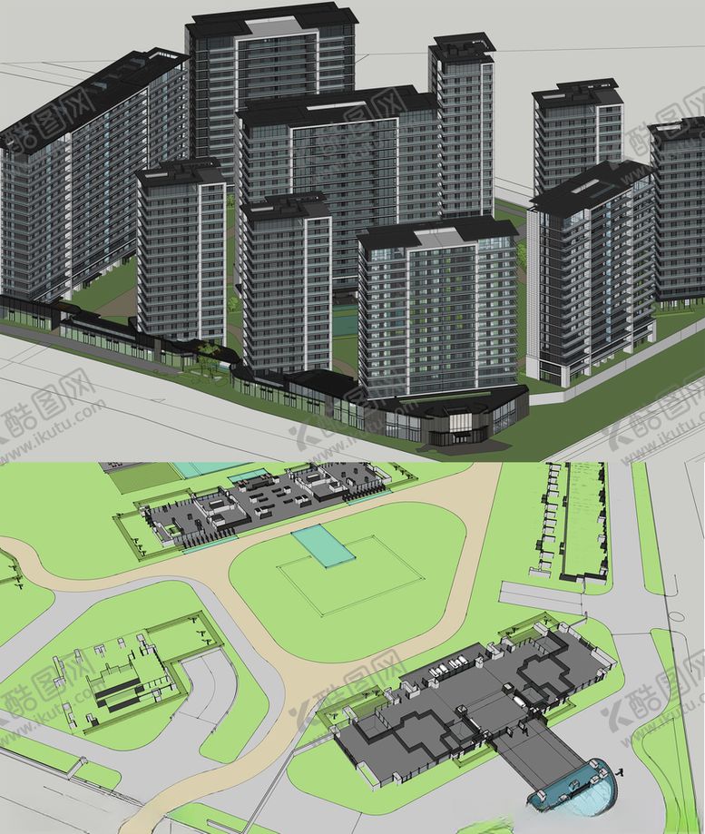 编号：81453210031126313248【酷图网】源文件下载-融创精细住宅模型