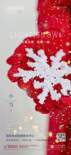 小雪海报