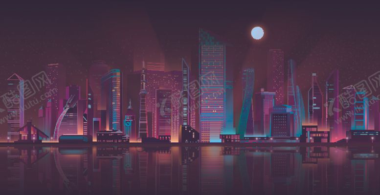 编号：30225709151350335647【酷图网】源文件下载-城市夜景