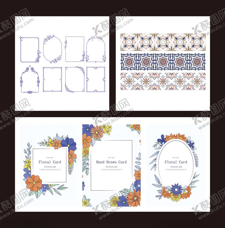 编号：31813309162146588378【酷图网】源文件下载-花纹边框