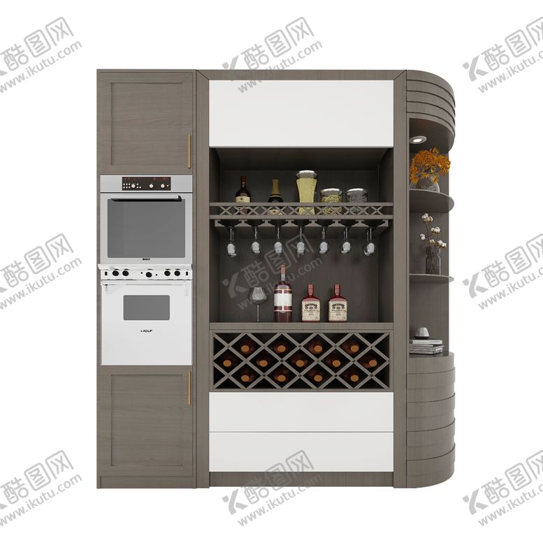 编号：26105109202110247487【酷图网】源文件下载-酒柜现代家居海报背景素材