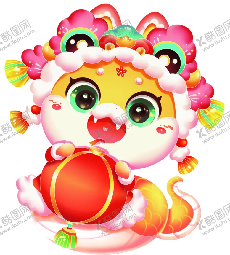编号：94036303012118308484【酷图网】源文件下载-吉祥物宝宝宴蛇
