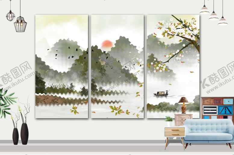 编号：53925105071101119609【酷图网】源文件下载-山水画