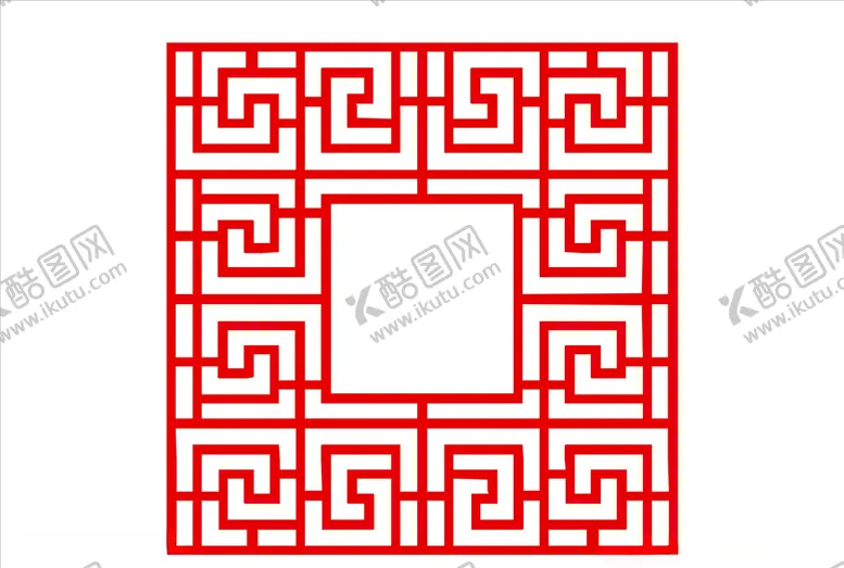 编号：16388203150007281026【酷图网】源文件下载-中式线框