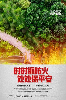森林防火海报
