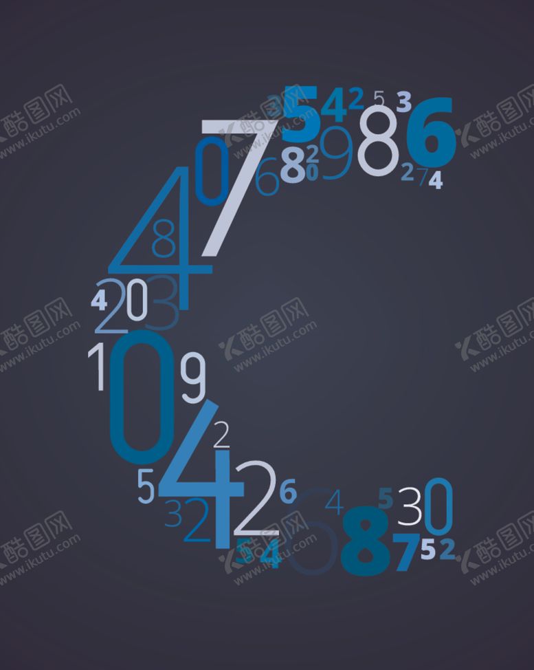 编号：58609709160549555600【酷图网】源文件下载-蓝色字体科技艺术字设计金星素材