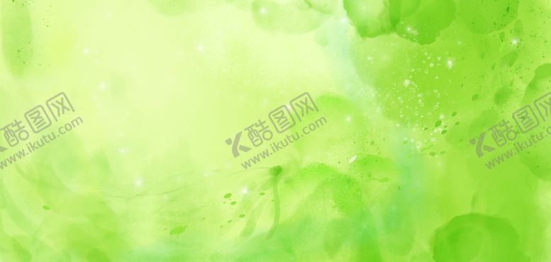 编号：68640904302100421579【酷图网】源文件下载-清新水彩几何流线绿色背景