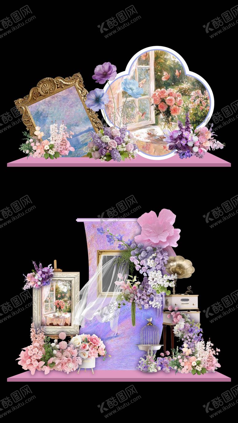 编号：95601004151401079471【酷图网】源文件下载-复古油画美陈