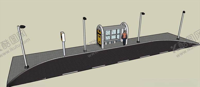 编号：73039710051022348842【酷图网】源文件下载-公交车站台