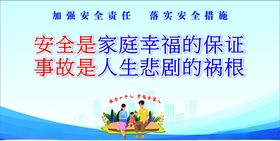 工地施工安全展板