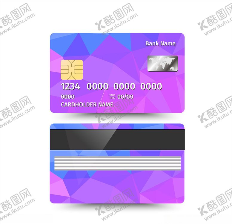 编号：37111309240004361098【酷图网】源文件下载-银行卡设计