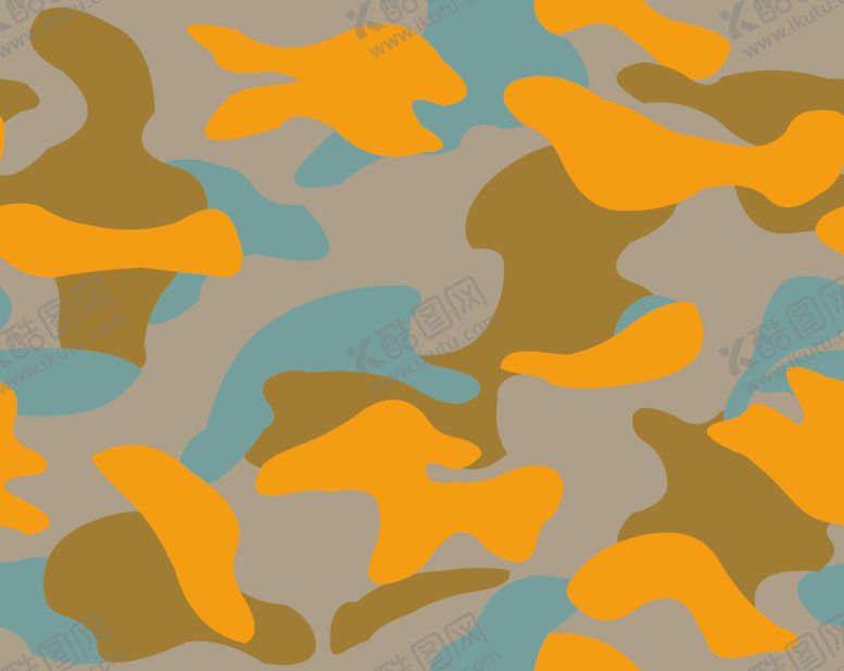 编号：37411709260355273707【酷图网】源文件下载-迷彩大牌方巾数码印花