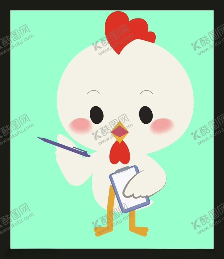 编号：35623002222137564112【酷图网】源文件下载-手绘线描小鸡