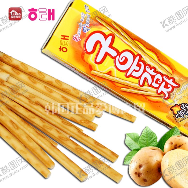 编号：24757009250537406103【酷图网】源文件下载-韩国海太烤薯棒27g