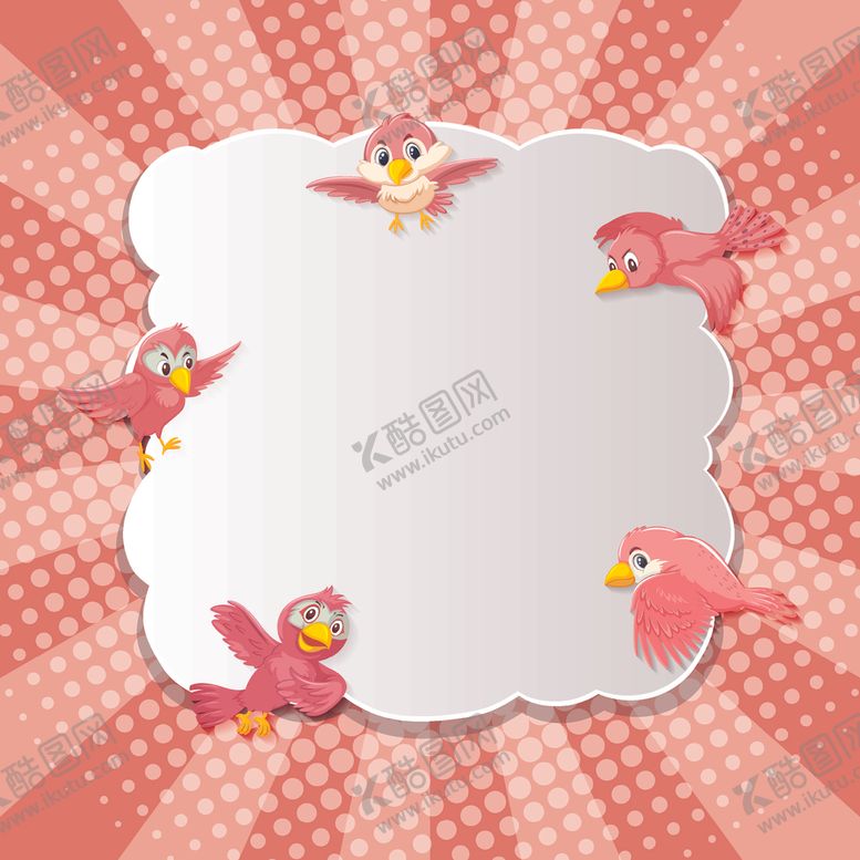 编号：71360010050014481559【酷图网】源文件下载-卡通小鸟