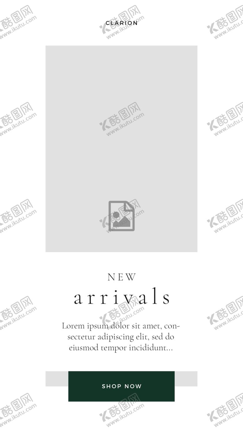 编号：14179710172040351472【酷图网】源文件下载-简约清新图文排版海报封面