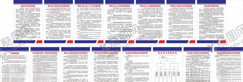编号：67745306151622078899【酷图网】源文件下载-餐厅制度版面