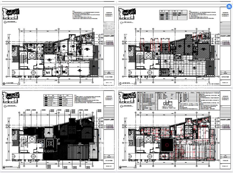 编号：53289912090936397425【酷图网】源文件下载-样板间施工图全套