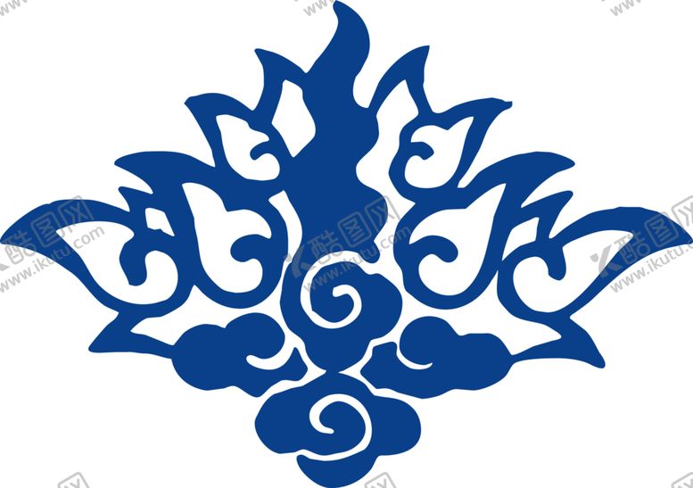 编号：20120210031732204553【酷图网】源文件下载-青花瓷图案