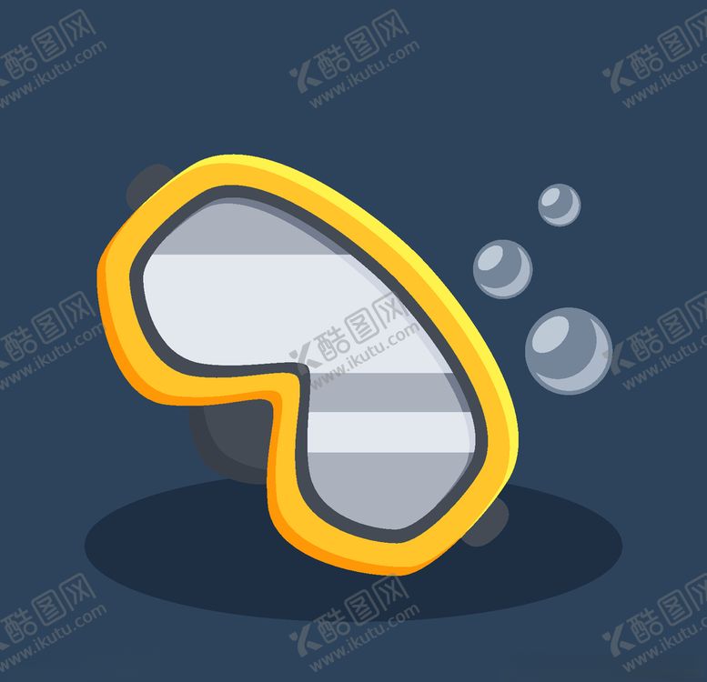 编号：12684505090723359509【酷图网】源文件下载-卡通潜水镜