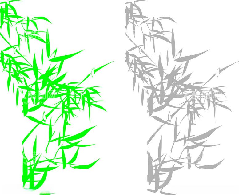 编号：53766901270644107707【酷图网】源文件下载-矢量图竹子