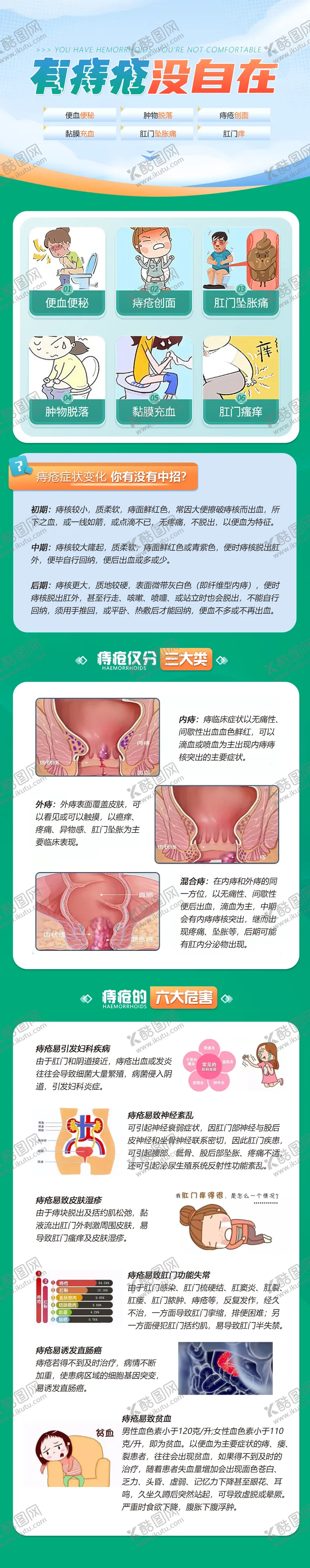编号：64547605061513543749【酷图网】源文件下载-痔疮海报