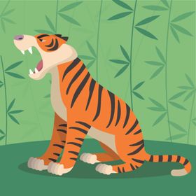 卡通老虎