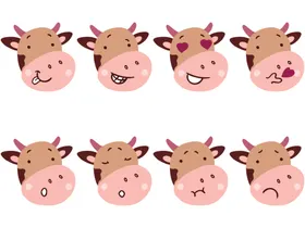 卡通牛