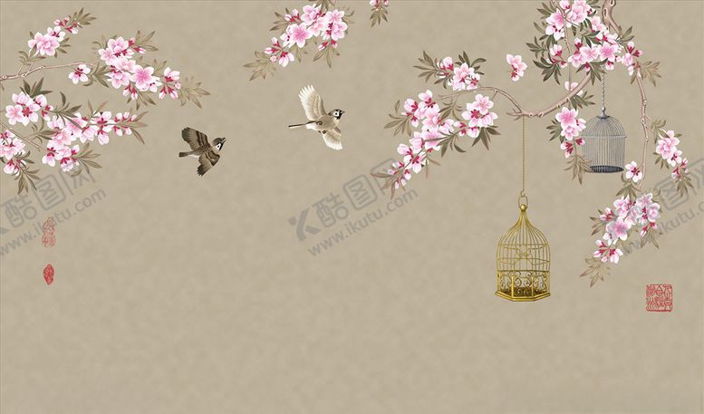 编号：25468406191608297965【酷图网】源文件下载-花鸟图