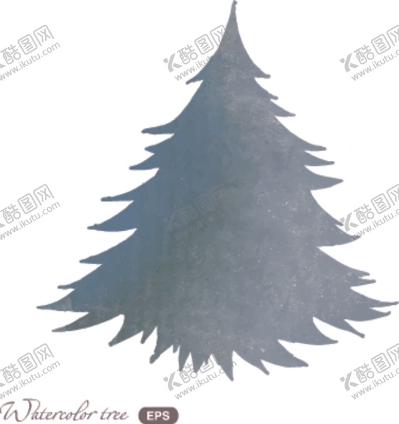 编号：32736609140508599685【酷图网】源文件下载-梦幻水彩植物树木插画