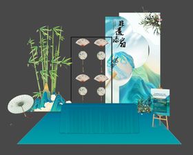 非遗油漆扇石膏娃娃