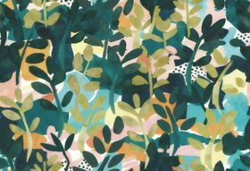 清新植物花卉图案背景