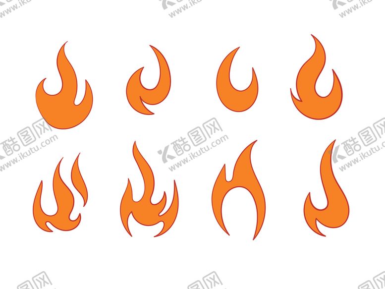 编号：43026712092331048830【酷图网】源文件下载-矢量火焰