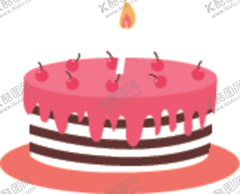 编号：25963909272332181692【酷图网】源文件下载-生日蛋糕