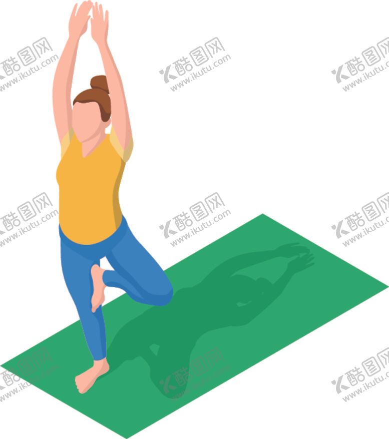编号：21167810040437338569【酷图网】源文件下载-瑜伽动作