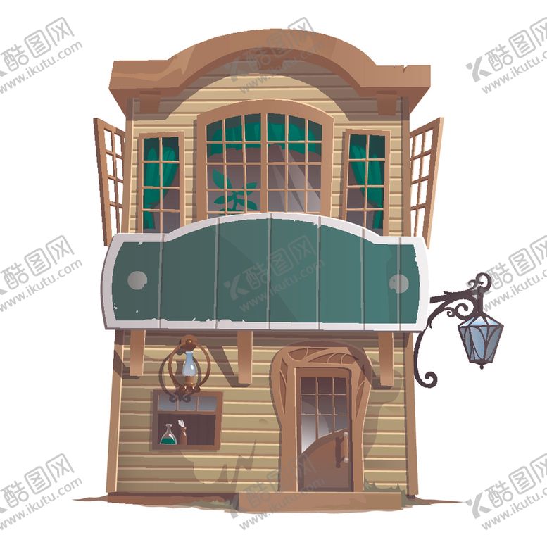 编号：77984809290049339636【酷图网】源文件下载-卡通房屋