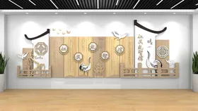 校园文化墙教室小学展板