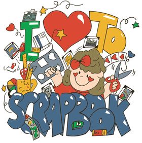 拍照照片剪刀女孩