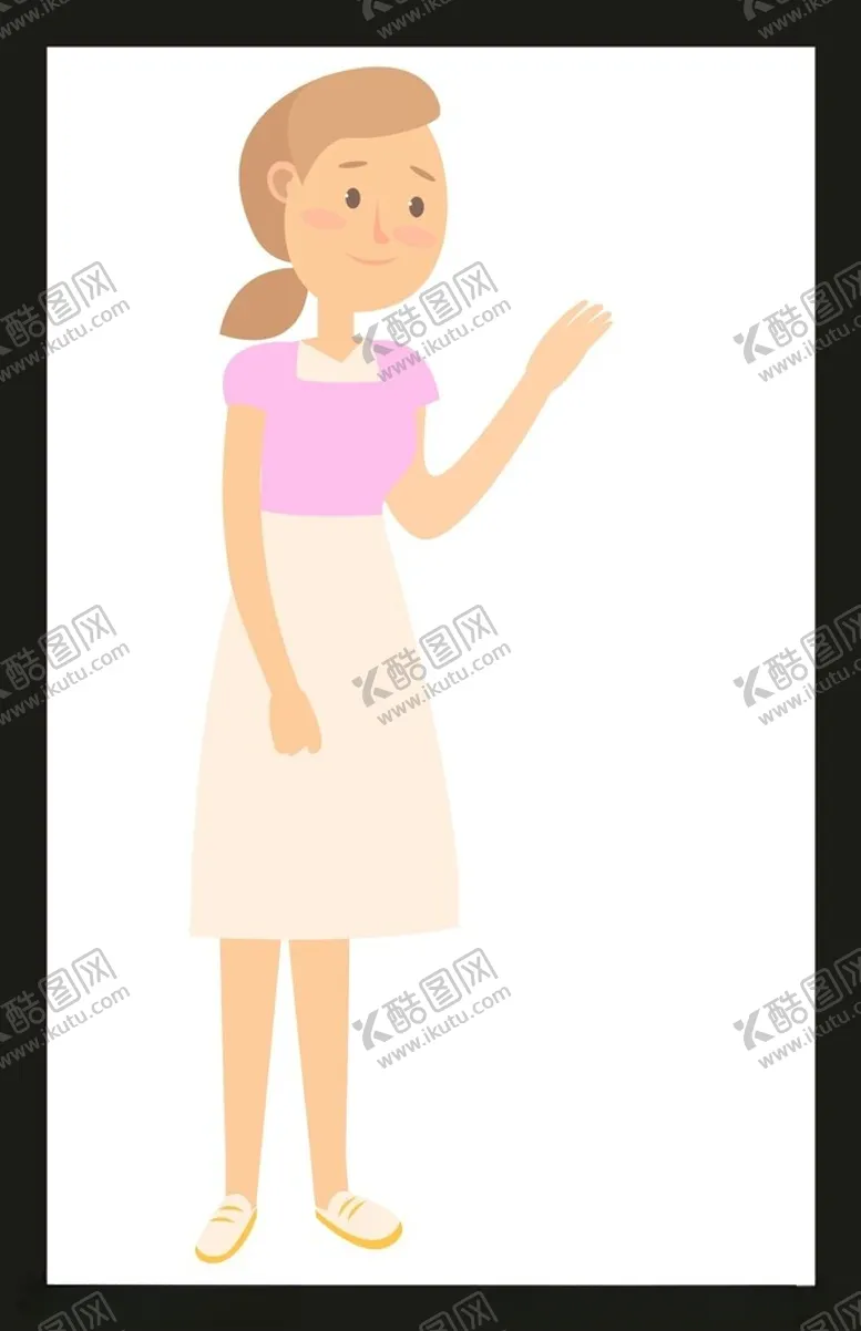 编号：16866701310922302502【酷图网】源文件下载-手绘卡通女孩