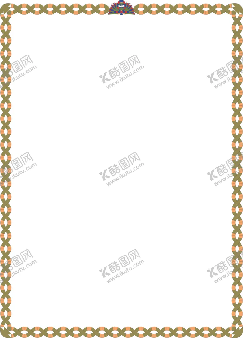 编号：58653704010704001503【酷图网】源文件下载-简约花纹边框