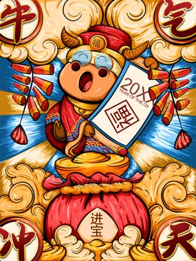 新年快乐牛年吉祥