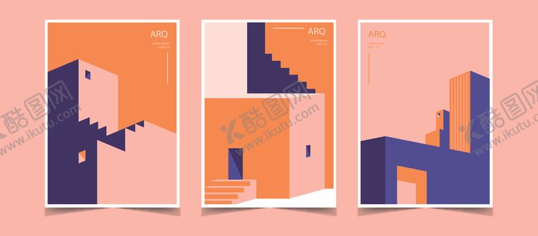 编号：81027510062122549938【酷图网】源文件下载-简约几何字母插画设计