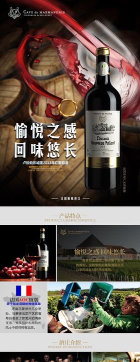 多样葡萄酒陈列详情页