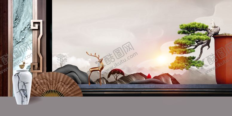编号：33327206270252219951【酷图网】源文件下载-地产复古活动宣传背景海报素材
