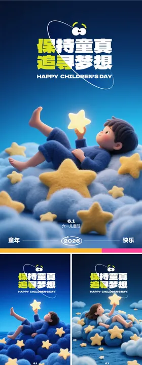 六一儿童节海报