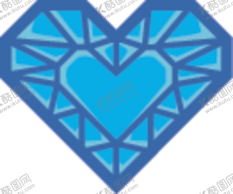编号：60439609270617567685【酷图网】源文件下载-心形钻石
