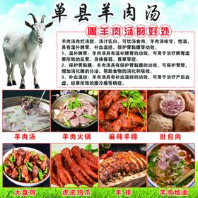 羊肉汤店宣传