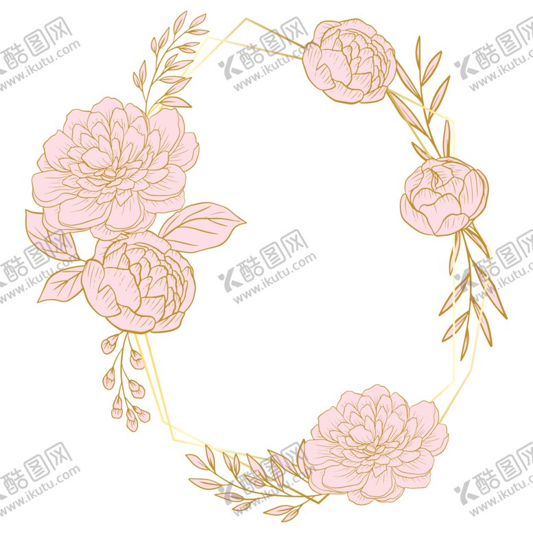 编号：37371401250933055088【酷图网】源文件下载-植物花朵边框免抠图