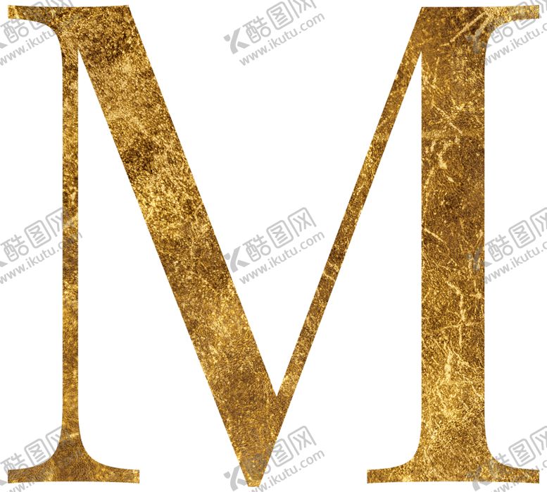 编号：17587009092249286287【酷图网】源文件下载-金色质感字母