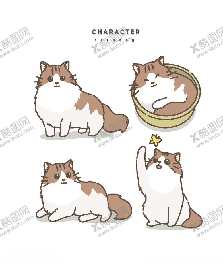 编号：36156310131827569080【酷图网】源文件下载-卡通猫咪